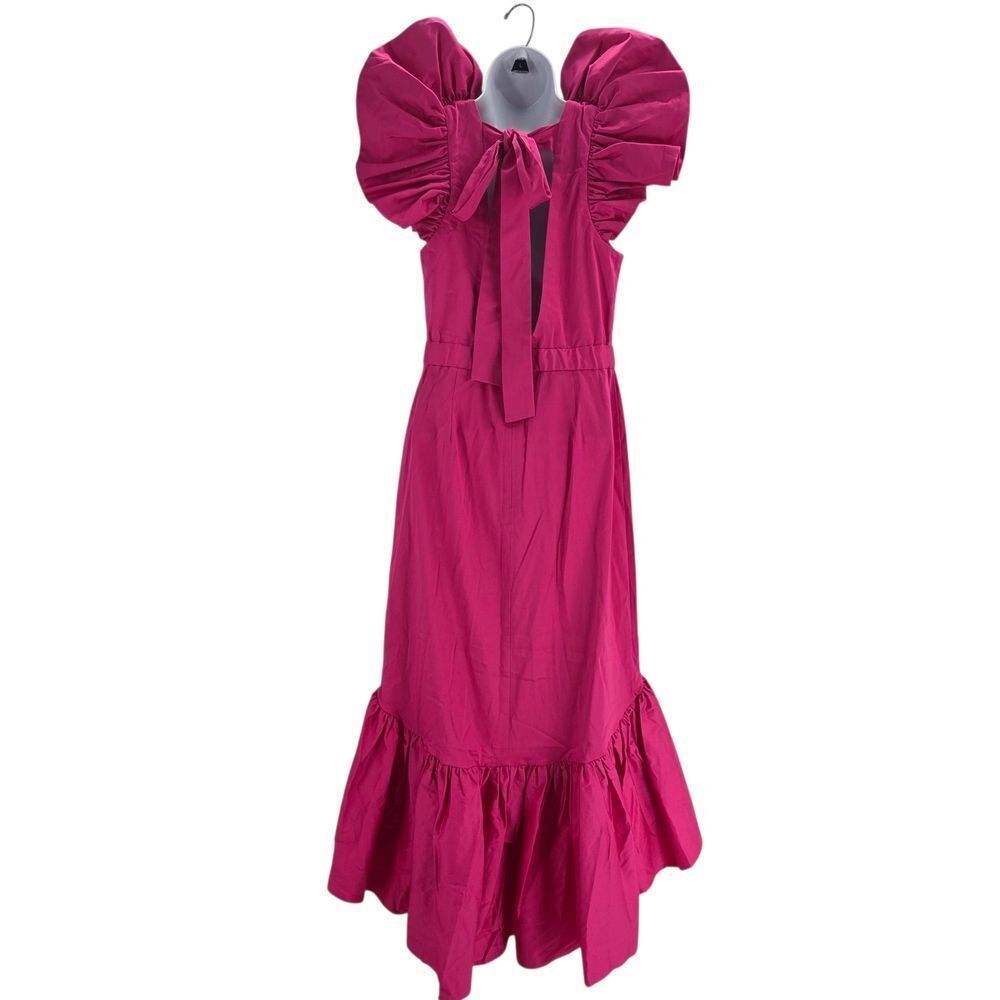 NTW Making The Cut Chic Fuchsia Ruffle High-Low Dress - Picture 3 of 6